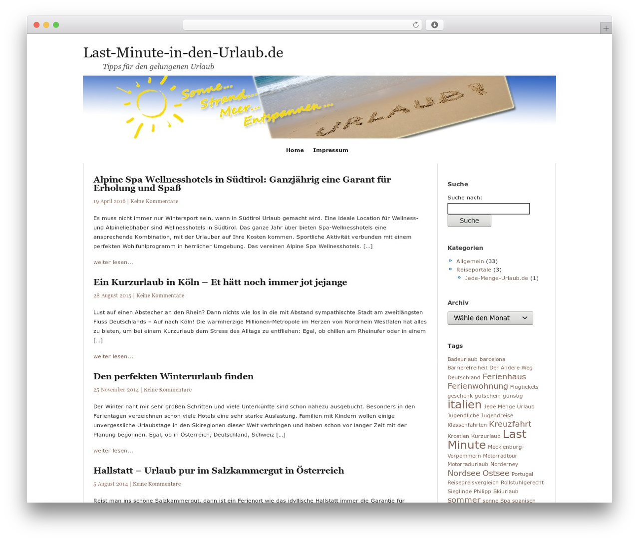 SubtleFlux WordPress theme design - last-minute-in-den-urlaub.de SubtleFlux WordPress theme design - last-minute-in-den-urlaub.de