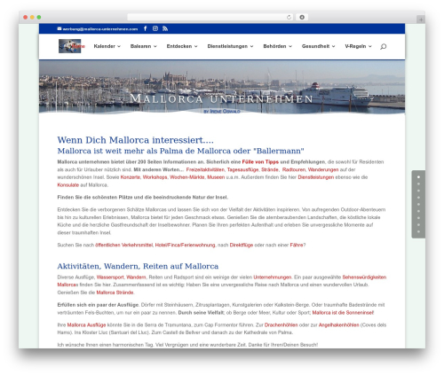 Events calendar modules for divi WordPress plugin - mallorca-unternehmen.com
