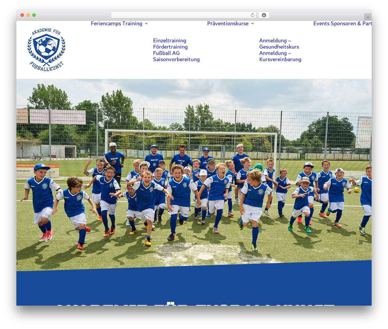 Uncode Child best WordPress theme - fussballkunst.com