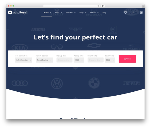 Autoroyal WordPress plugin - autoroyal.fantasythemes.net/rentacar