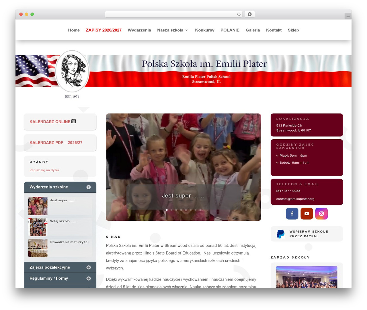 WordPress theme Divi - emiliaplater.org