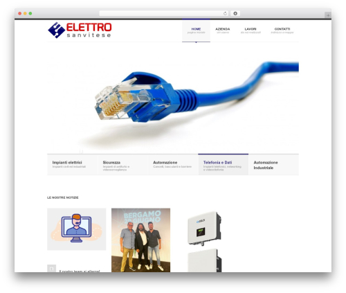 WP theme SmartStart WP - Responsive HTML5 Theme - elettrosanvitese.it