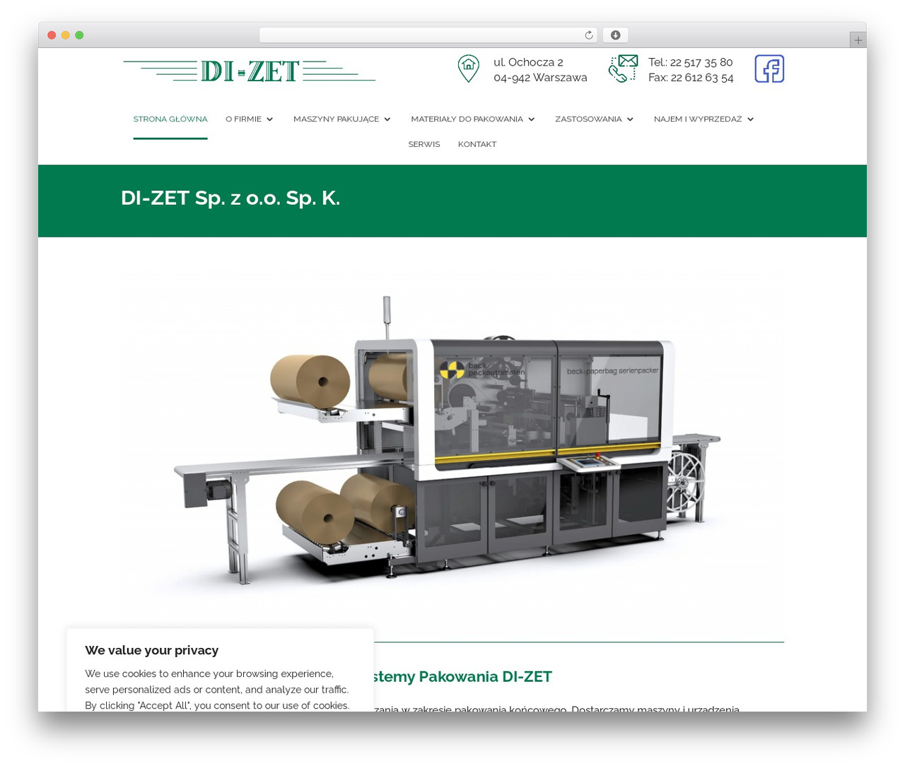 WP theme Divi - di-zet.pl