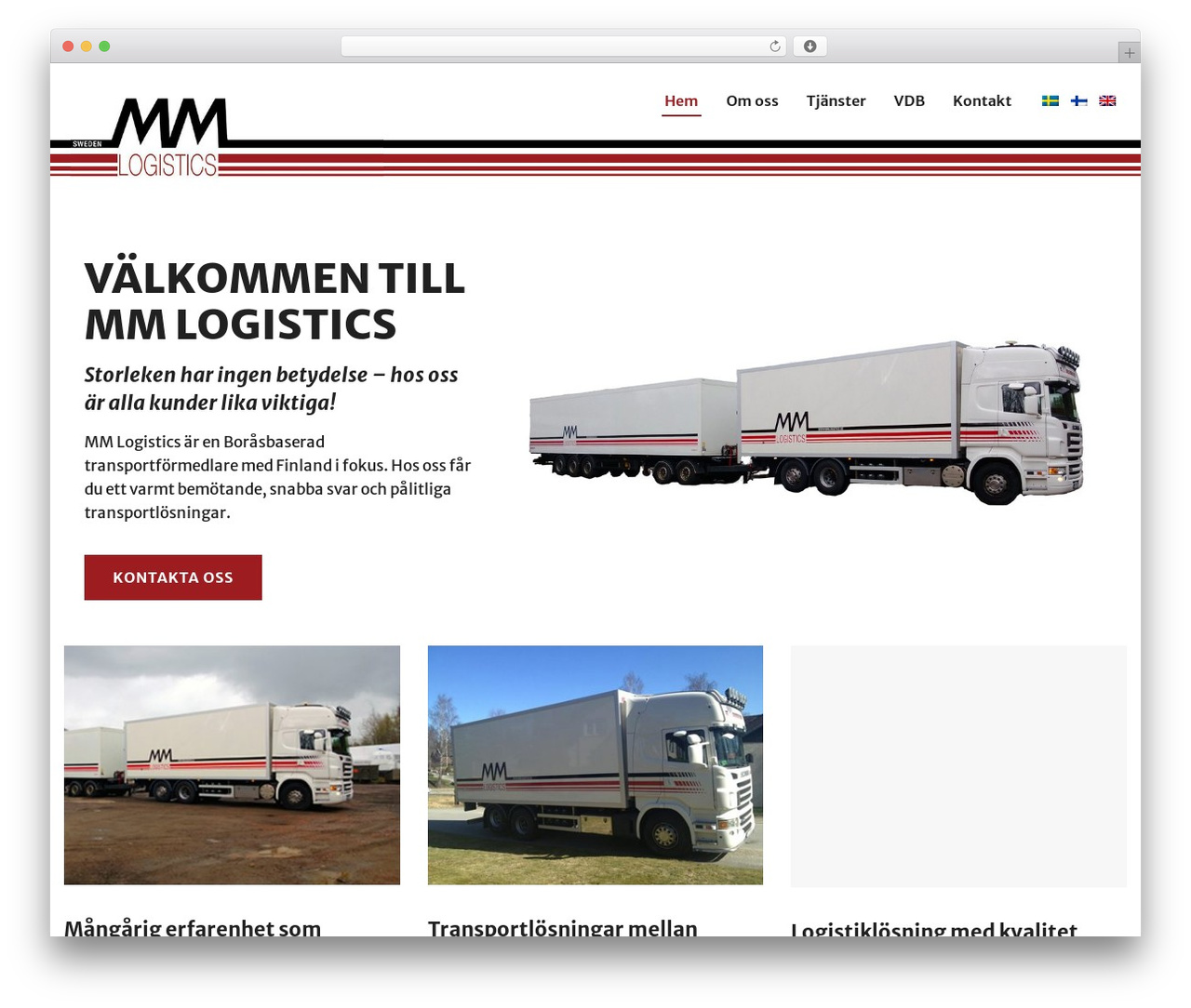 CMS cmsvrx system theme WordPress - mm-logistics.se