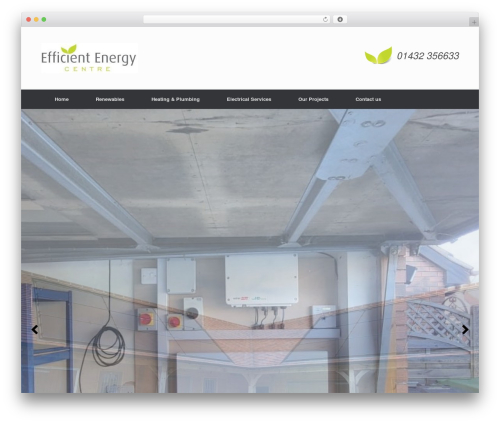 Efficient Energy Centre theme WordPress - efficientenergycentre.co.uk