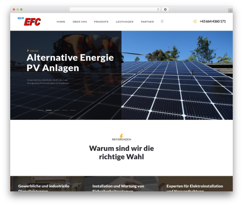 ElectroServ WordPress theme design - moderne-efc.com