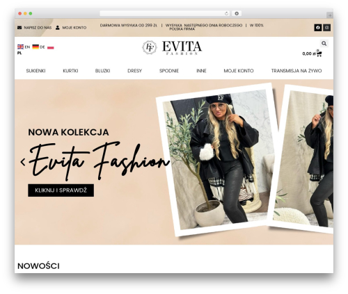 Woocommerce paczkomaty inpost WordPress plugin - evitafashion.pl