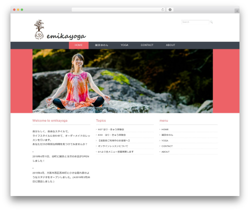 Ruby Tuesday premium WordPress theme - emikayoga.com