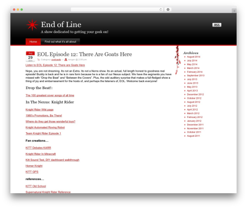 Stardust WordPress theme - eolshow.com