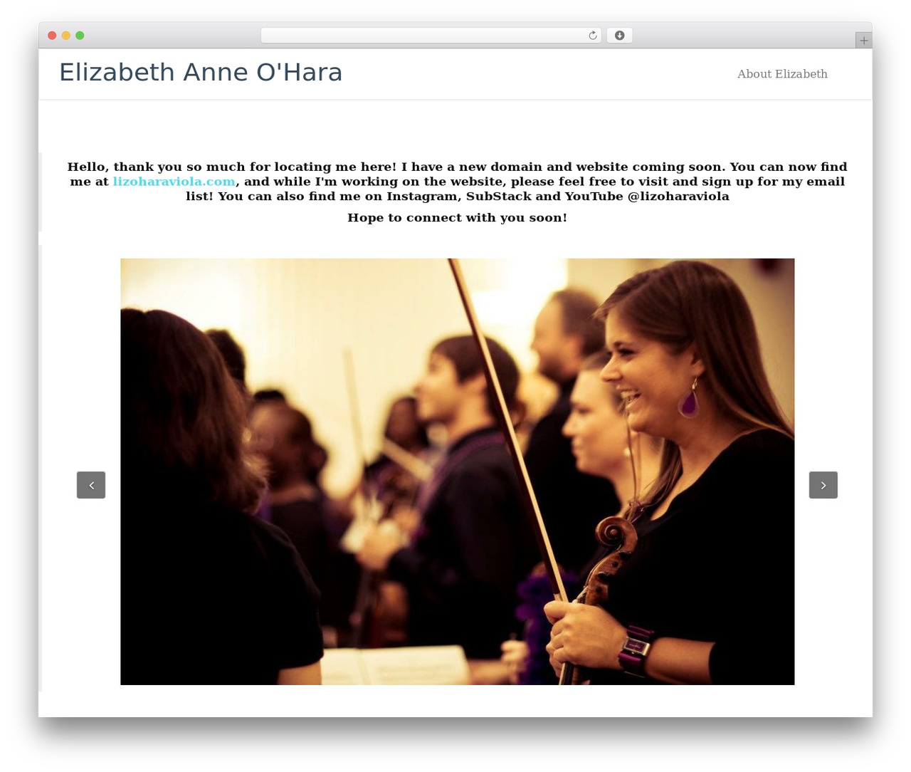 starter WordPress theme - elizabethanneohara.com