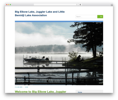 Theme WordPress Cornerstone - elbowjugglerlittlebemidjilakes.com
