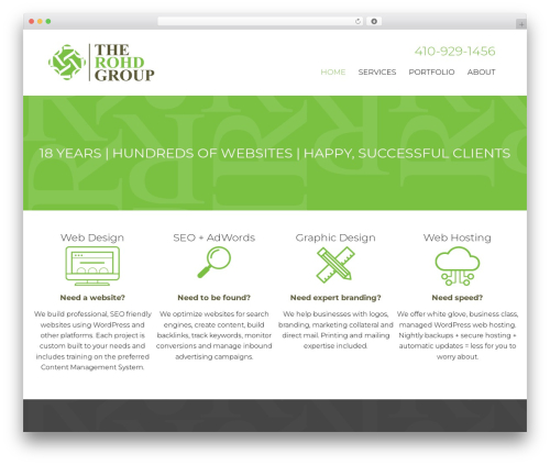 WordPress theme Beaver Builder Theme - rohdgroup.com