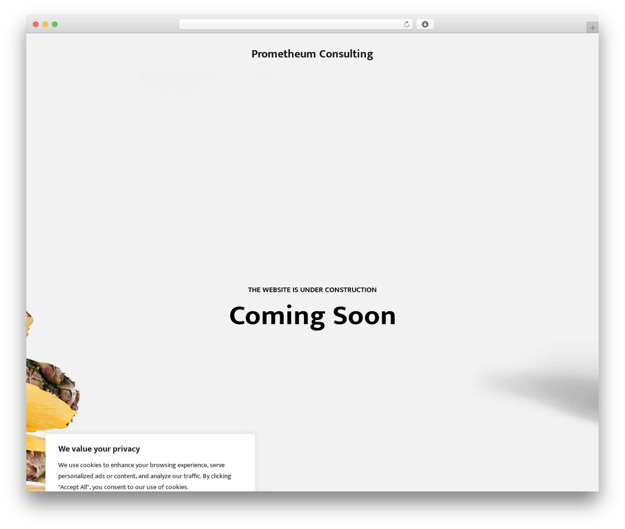 WordPress theme Cora - prometheumconsulting.com