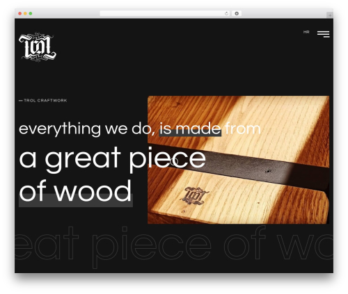 WordPress theme Custom REDNECK theme - trol-craft.hr