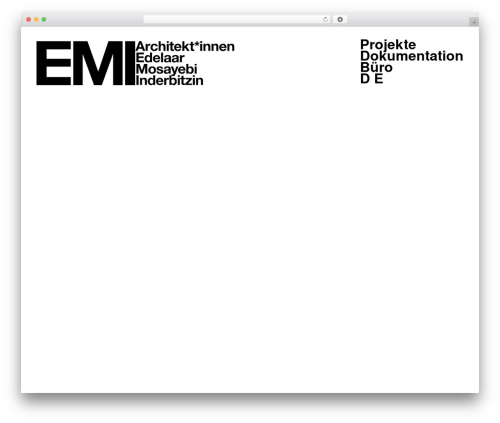 WordPress theme Emi - emi-architekten.ch