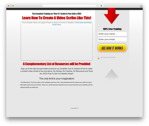 WP theme OptimizePress - evideoscribe.com
