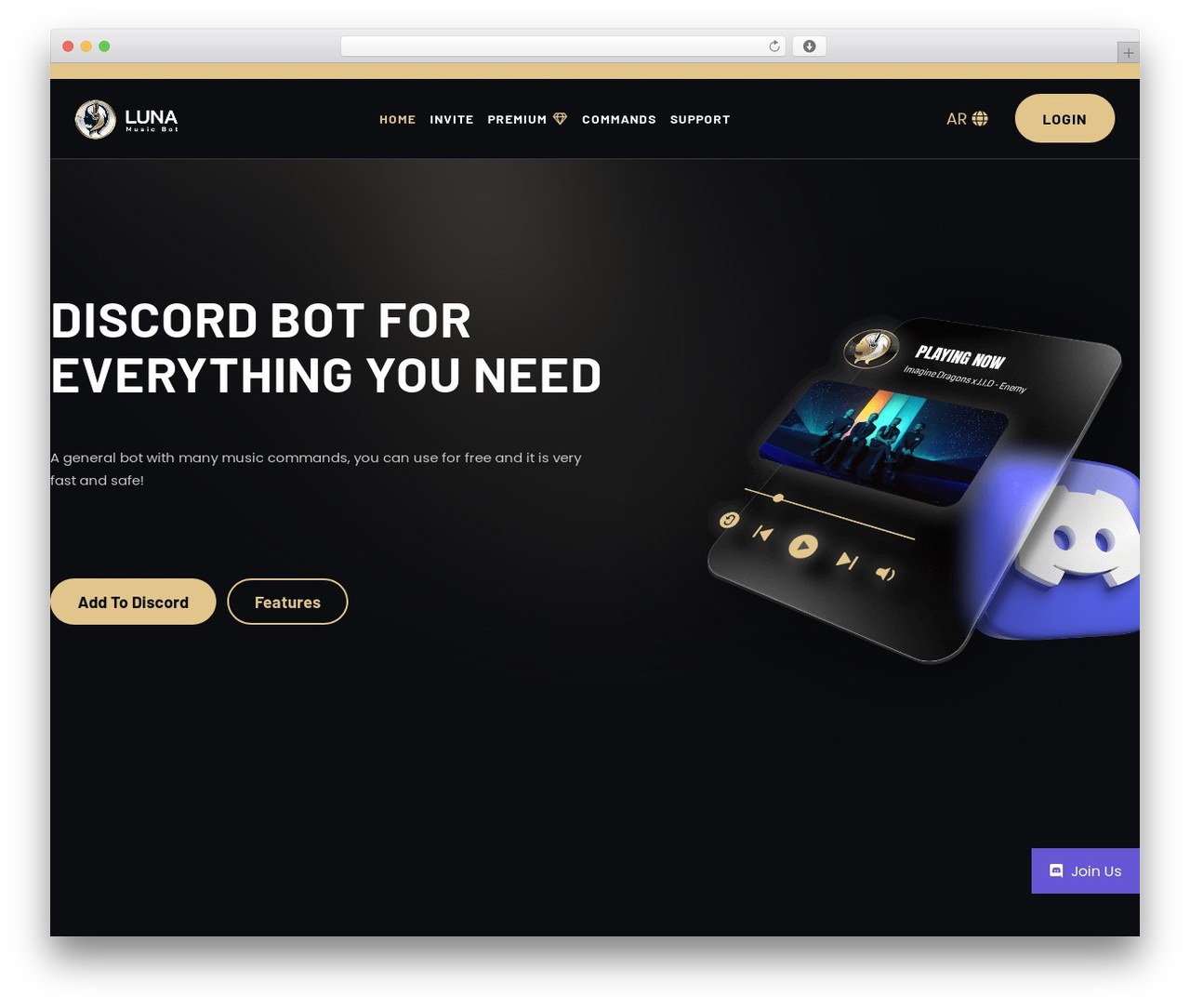 xcloud theme WordPress - lunabot.vc