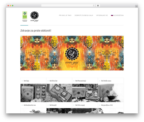 Angular WordPress theme - evin-gaj.si