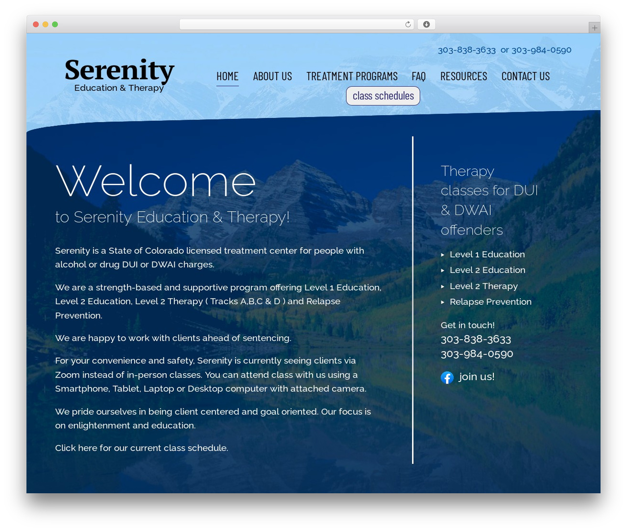 Basic WordPress theme - serenityeducation.com Basic WordPress theme - serenityeducation.com