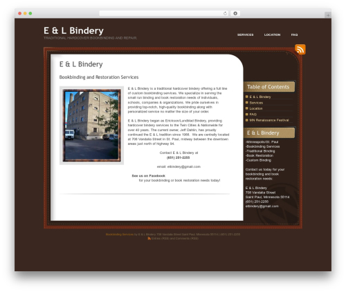 ChocoTheme WordPress theme design - elbindery.com