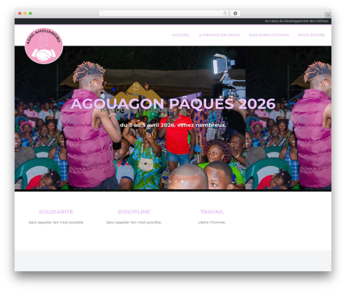 Corpboot WordPress theme - adagahouangbo.org