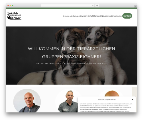 Fork WordPress theme design - tierarzt-eichner.de