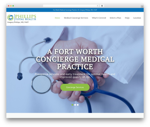 Psychology premium WordPress theme - phillipstotalhealth.com