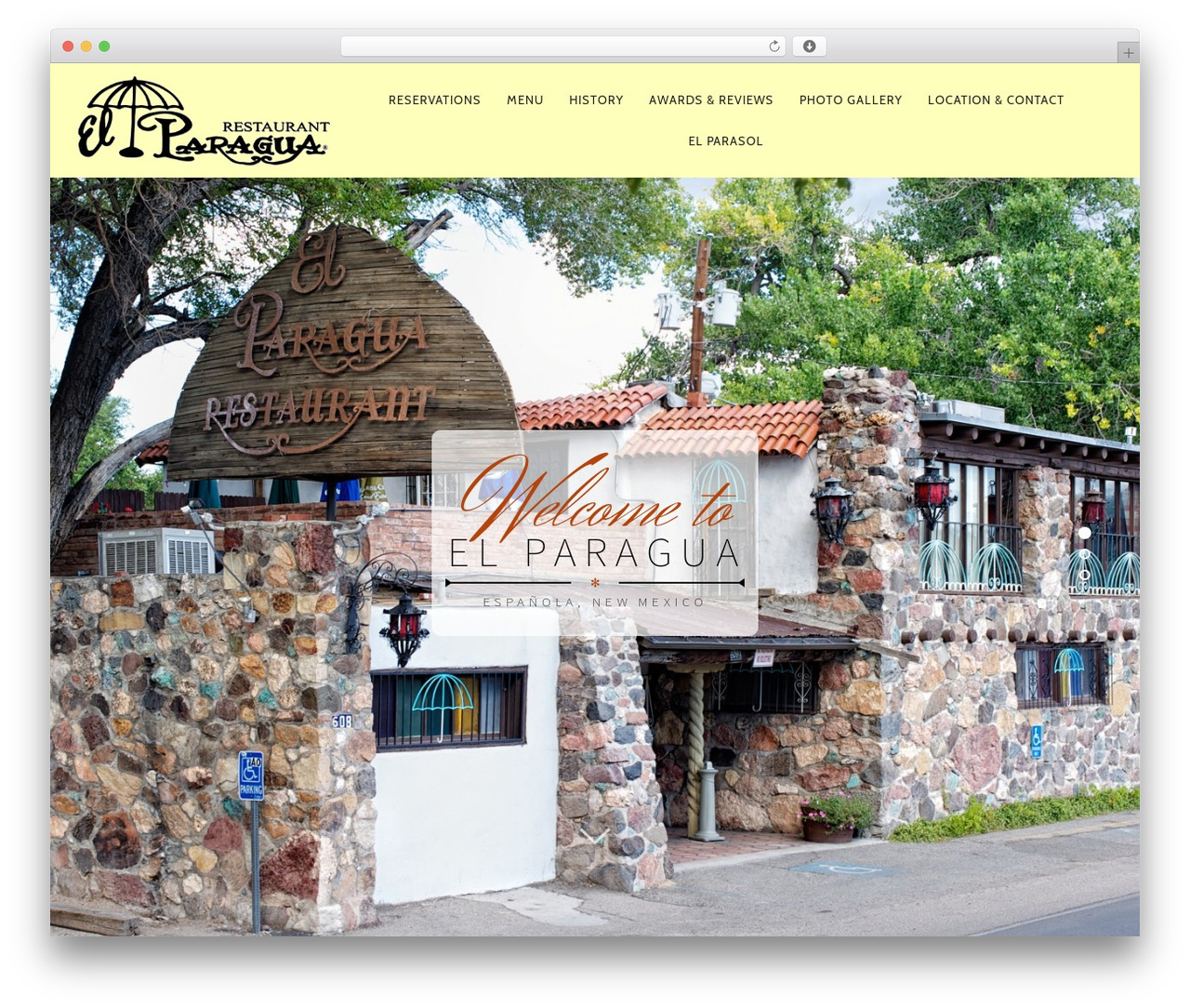 Rosa WordPress theme - elparagua.com