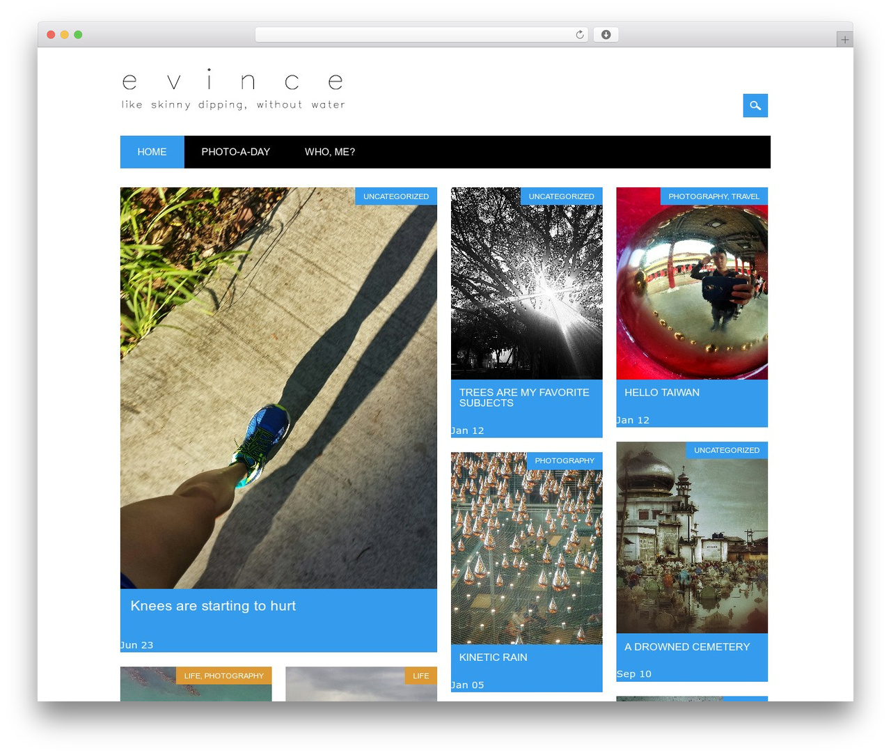Surfarama WordPress theme - evince.net Surfarama WordPress theme - evince.net