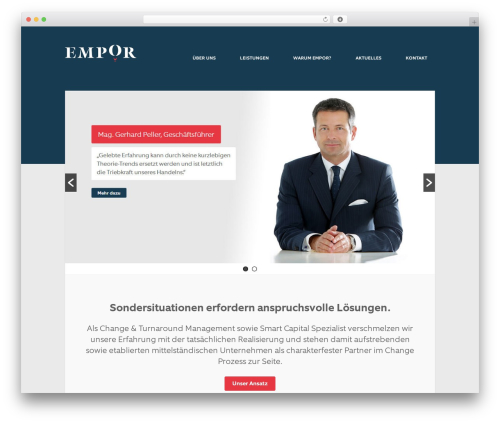 Wiretree WordPress theme - empor.at