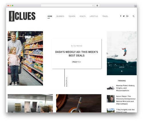 WordPress theme Barley - connectionclues.com