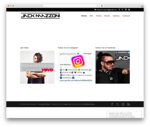 WordPress theme Divi - jackmazzoni.com