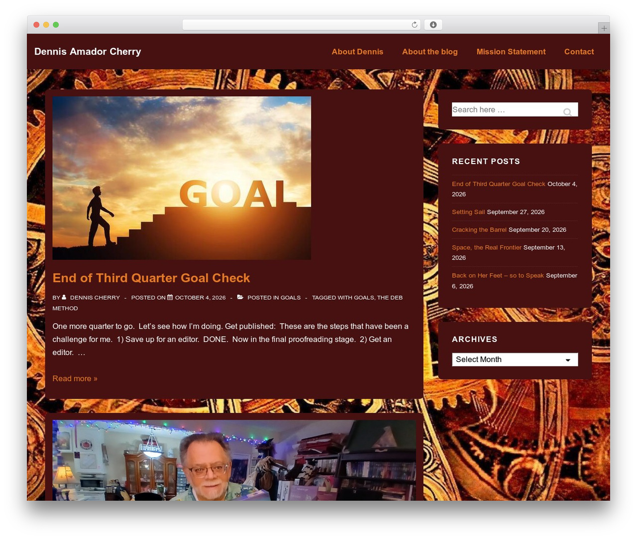 WordPress theme Responsive - dennisamadorcherry.com
