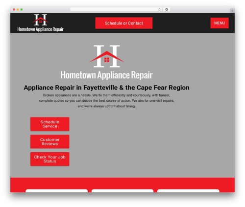 Fluid local WordPress plugin - myhometownappliancerepair.com
