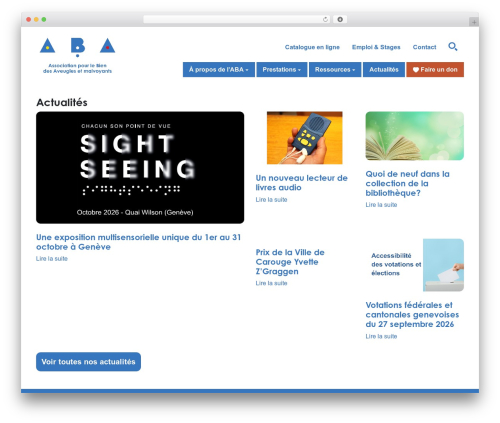 aba WordPress theme - abage.ch