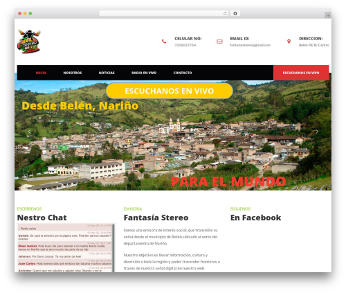 Flex user WordPress plugin - fantasiastereo.com.co