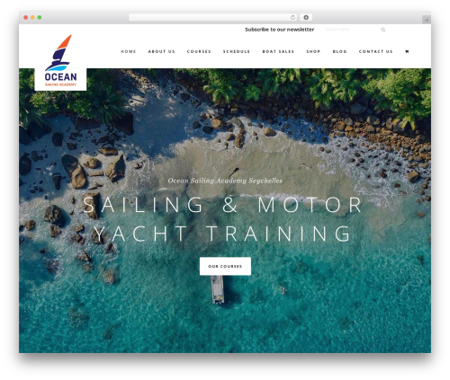 Woo events WordPress plugin - oceansailingacademy.com