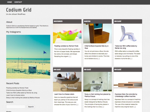 Codium Grid WordPress theme Codium Grid WordPress theme