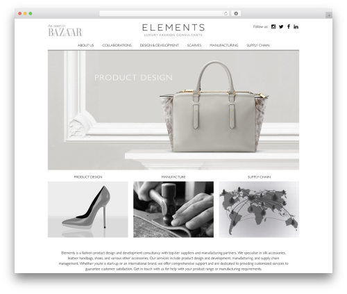 Element theme WordPress - elementsluxury.com