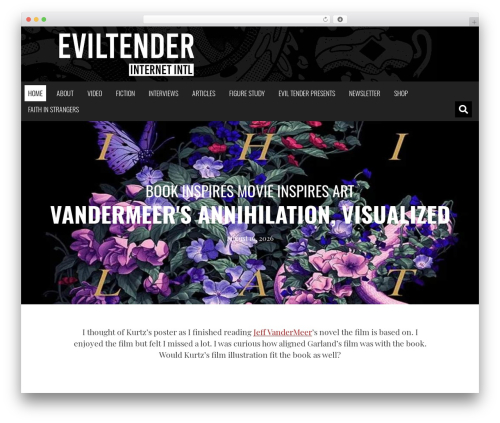 Evil Tender theme WordPress - eviltender.com