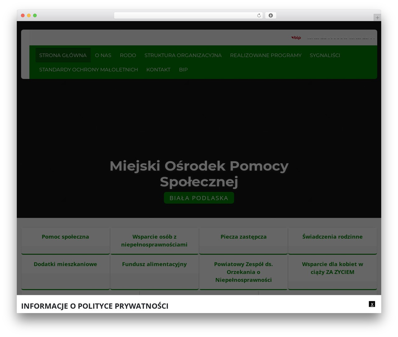 itlu WordPress theme - mops-bialapodlaska.pl