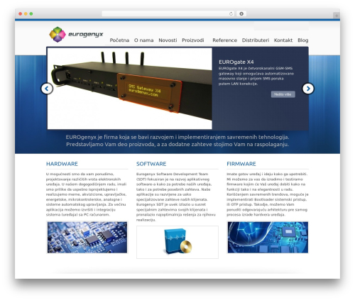 Onixus WordPress theme - eurogenyx.com