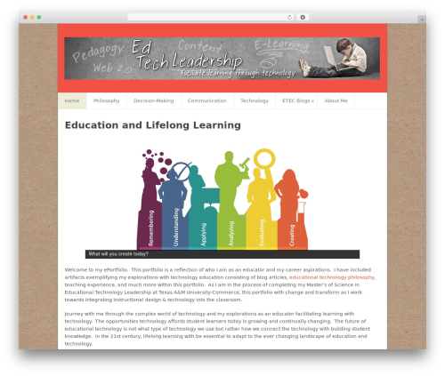 Saturation WordPress theme - edtechlead.net