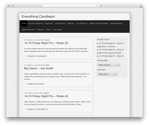 Mingle forum WordPress plugin - everythingcandlepin.com
