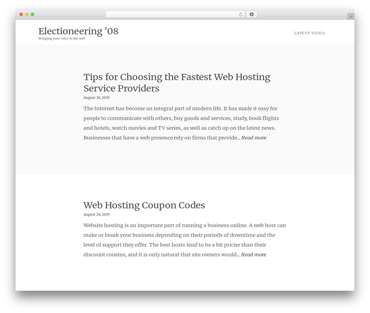 So Simple 75 WordPress theme - electioneering08.com So Simple 75 WordPress theme - electioneering08.com