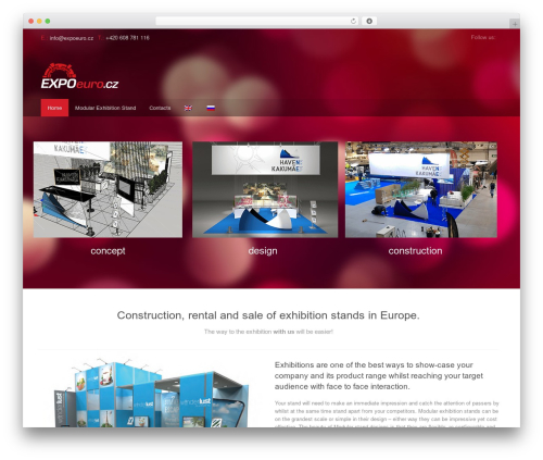 Theme WordPress Multi WP - expoeuro.cz