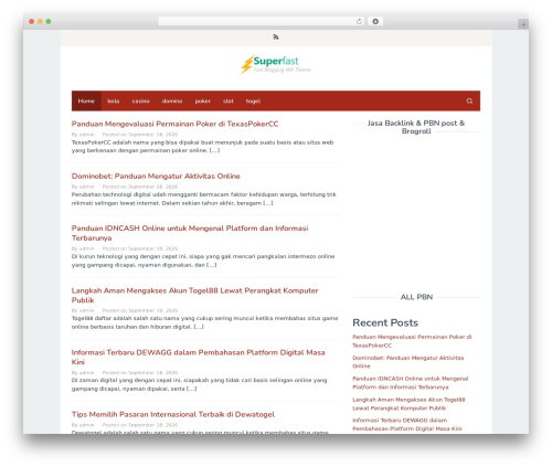 Theme WordPress Superfast - frontrowtampabay.com