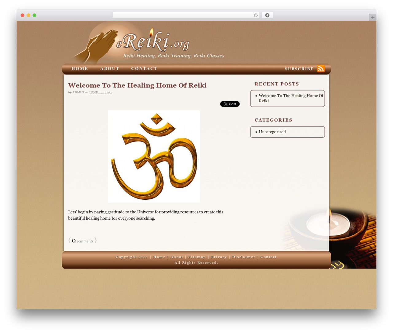 Thesis WordPress theme - ereiki.org Thesis WordPress theme - ereiki.org