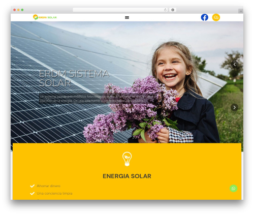 Transmax WordPress theme - erdm-solar.com