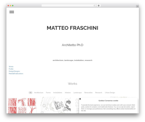 Wizard WordPress theme - matteofraschini.com